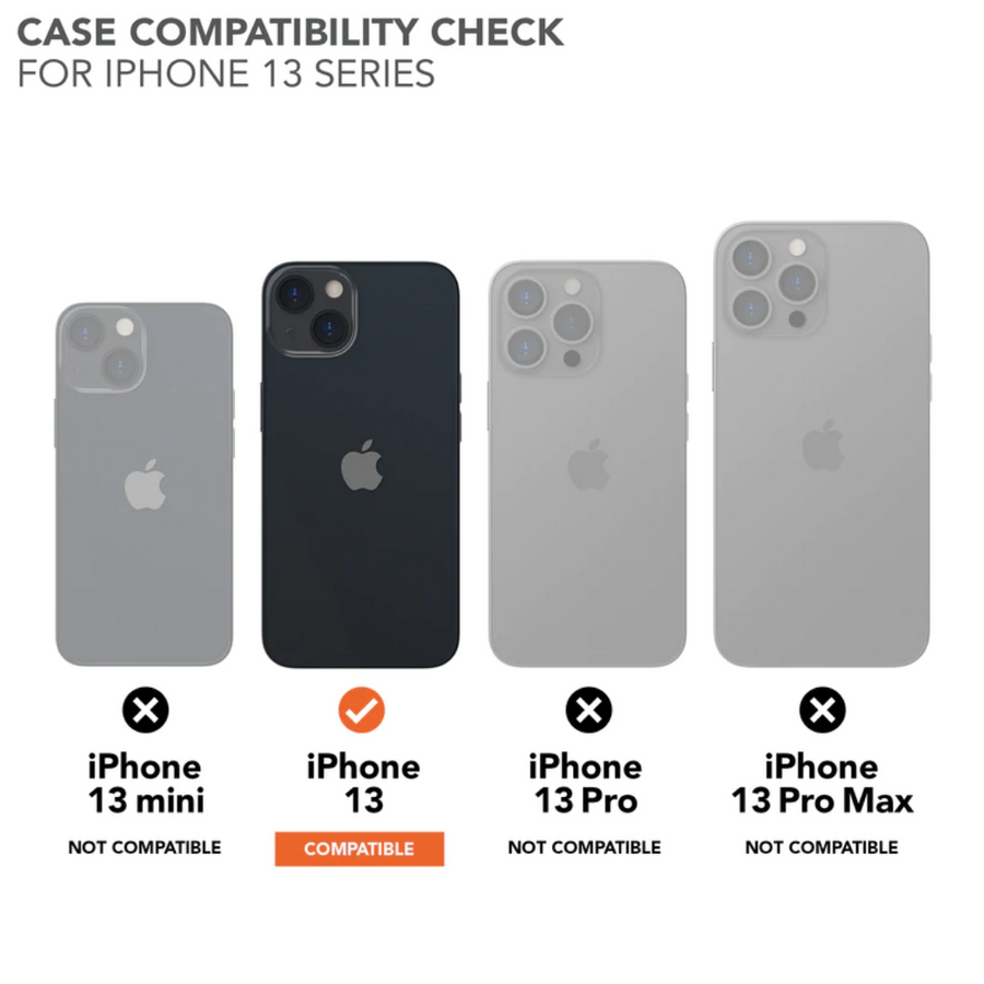 IPhone 13 Rugged Case -Black